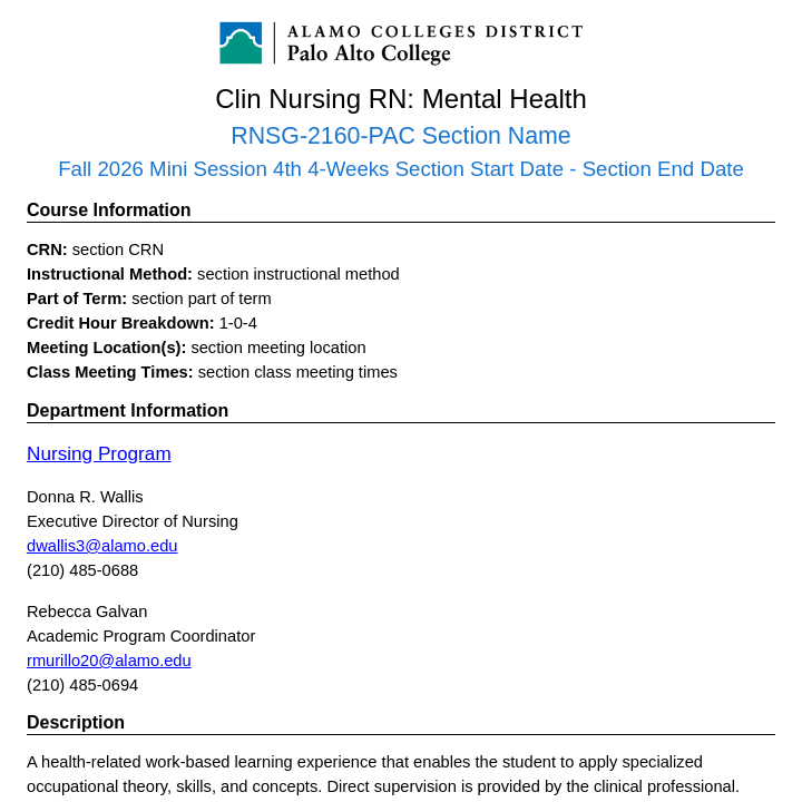 Simple Syllabus